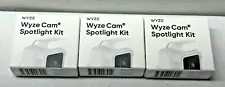 LOT OF 3 WYZE CAM V3 SPOTLIGHT KIT FOR WYZE CAM V3