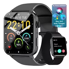 2024 Smart Watch For Men/Women, Waterproof Smartwatch Bluetooth iPhone Samsung