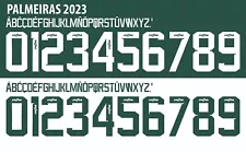 Name&Number Set For Palmeiras Brazilian Seria 2023 Home/Away Football