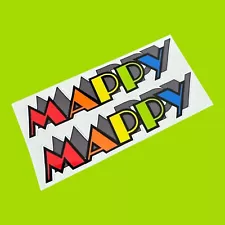 Mappy 1980's Logo Vinyl Sticker Decal Arcade Gaming Machine Cab Game Console Car