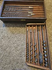 Antique square hole drill bits