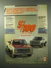 1983 Dodge Truck Ad - Ram D150, Ramcharger 4x4