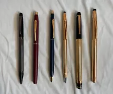 Cross Pens - Lot of 6 - Pre Owned - 1 Fountain Pen