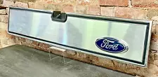 Vintage 54" Ford Truck Tailgate Chrome Trim Piece w/Oval Logo Great Wall Display