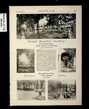 1925 New Canaan CT Real Estate for Sale Kenneth Ives Vintage Print ad 015026