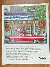 1965 Ford Falcon Coupe Ad The Savings go on and on