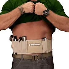 BRAVOBELT Belly Band Holster for Concealed Carry - for 9mm firearms - Nude