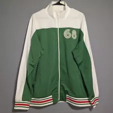 Old Navy Mexico 1968 Olympic Jacket Men's XL Green/White (RARE)