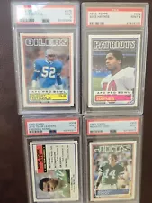 1983 Topps Football PSA 9 Four Card Lot Brazile Haynes See Other Items For Sale