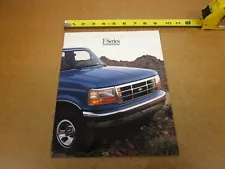 1992 Ford F150 F250 F350 pickup truck sales brochure 18 page ORIGINAL literature