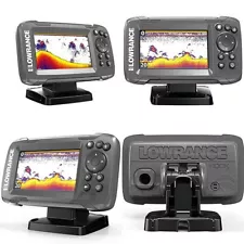 New Fish Finder With Wide Angle Sonar Boat Fishing Depth Transducer Plotter