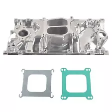 Polished Intake Manifold Dual Plane Aluminum for 1996-2002 SBC Chevy Vortec 350