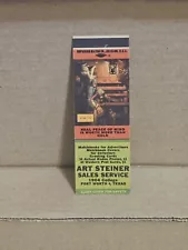 Art Steiner Sales Service Fort Worth TX Matchbook Cover