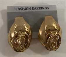 YOUR CHOICE Vintage Fashion Jewelry Pierced Earrings Large Size Old New Stock