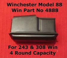 Winchester Model 88 - 4 Round Capacity Magazine for 243 & 308 Part # 4888 - NEW