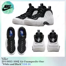 Nike Air Foamposite One White and Black DV0815-100 Men's US4-14 NEW