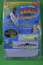 Banjo 006 Minnow Lures, Contains Soft Plastic Minnows Only, 6 Pc, Opened Pack