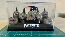 New England Patriots Championship ring set With display Case ðºð¸shipped ð