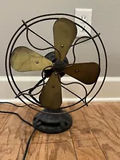 Antique Emerson Northwind 450A Oscillating Fan In Working Condition 10” Blades