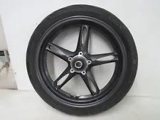 2007 TRIUMPH SPEED TRIPLE 1050 FRONT WHEEL RIM TIRE STRAIGHT STOCK OEM -5955 (For: 2007 Triumph Speed Triple)