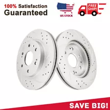 For Chrysler Aspen Dodge Ram 1500 Durango Rear Drilled Rotors Ceramic Hot Sales