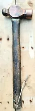 Vintage Ball Pien Hammer 2 lb Copper . Rare.