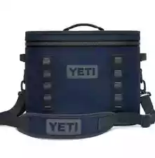 New YETI Hopper Flip 18 Portable Soft Cooler Leakproof Navy Blue-Free Shipping