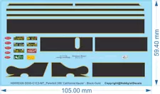 Peterbilt 359 ‘California Hauler’ and 351 / 358 Trucks - 1/25 1/50 - Water Decal