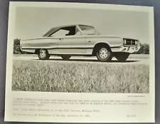 1967 Dodge Coronet 500 Hardtop PR Photo Excellent Original 67 Not a Reprint