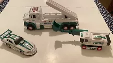 2 HESS TRUCKS and 1 RACECAR 2014, 2016, 2017