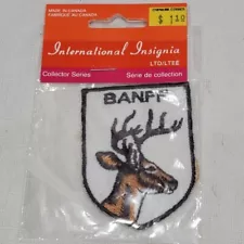 Rare Banff National Park Mule Whitetail Deer Alberta Canada Embroidered Patch