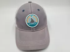 Costa Del Mar Ocearch Distressed Mesh Trucker Adjustable Hat Cap Men Women Blue