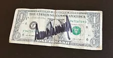 Donald Trump United States President Original Signed Autograph $1 Dollar Bill