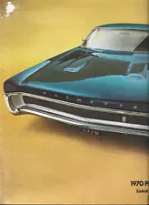 Original 1970 Plymouth Sport Fury GT, Sport Fury, Fury III dealer sales brochure