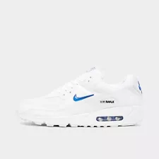 NIB Men Nike Air Max 90 Shoes Jewel White Game Royal Black DV3503-100