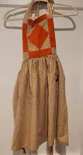 Brown & Orange Country Style Apron