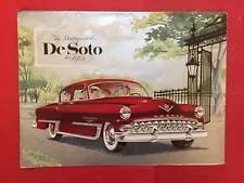 1953 DE SOTO "FIRE DOME & POWERMASTER" Car Dealer Sales Brochure