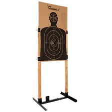 Adjustable Target Stand Base for Paper Shooting Cardboard Silhouette -H - 1 Pack