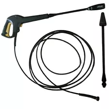 Karcher Pressure Washer Trigger Wand, Hose and 18in Vario Power Spray Wand