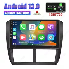 4+64G Android Head Unit Car Radio For Subaru Impreza 2008-2012 GPS Navi Carplay