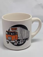 Yellow Freight Coffee Mug Logistics Trucking System GMC Astro Cabover Promotion