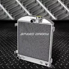 For 1932 Ford Chopped Model 18 B/BB V8 AT/MT 3-Row Full Aluminum Core Radiator