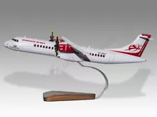 ATR 72-600 Air Alliance Solid Kiln Dried Mahogany Wood Handcrafted Display Model