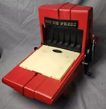 1964 Ideal The Big Press Printing Press Toy