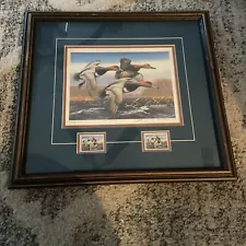 1987-1988 Federal Conservation Waterfowl Duck Stamp Print Signed & Numbered