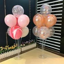 Large Balloon Arch Set Column Stand Base Frame Kit Birthday Wedding Party Decor