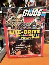 Vintage GI Joe Lite-Brite Picture Refill Pack - New / Unopened