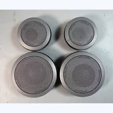 Damaged 1995-1999 BMW E36 3-Series Factory Front Door HiFi Speaker Set Grey OEM (For: BMW)