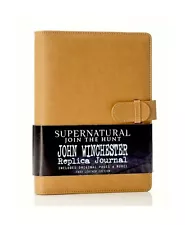 Supernatural John Winchester Replica Faux Leather Journal Official Diary Entries