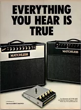 Matchless Amp Original Vintage Print Ad